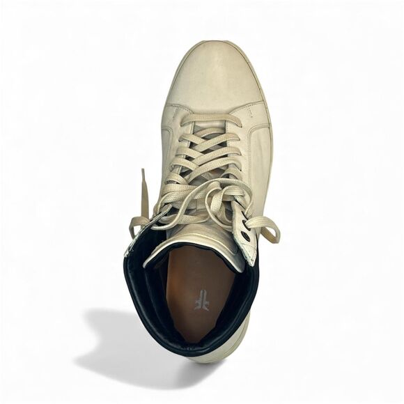 Frye Men's Off White and Black Trainers size 10 - Picture 7 of 7